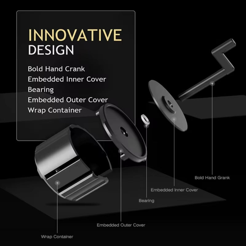 Portable Hand Wrap Roller Boxing Bandage Winder Box Sports Wrap Roller Sanda Muay Thai Inner Gloves Storage Winding Tool