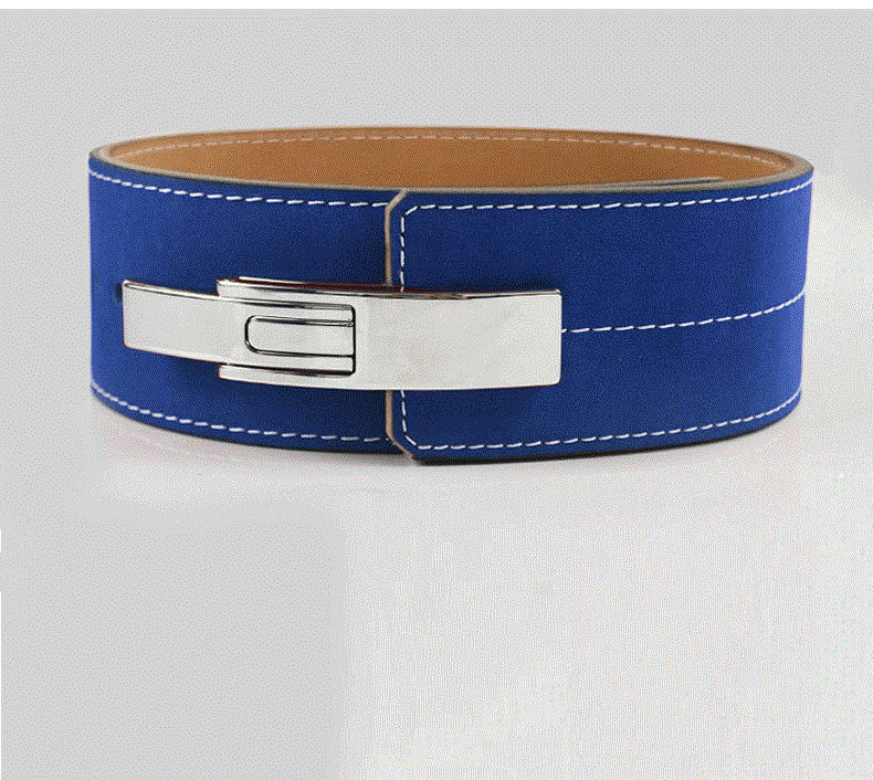 Powerlifting Fitness Belt for Squats and Deadlifts - Weightlifting Waist Support for Men and Women