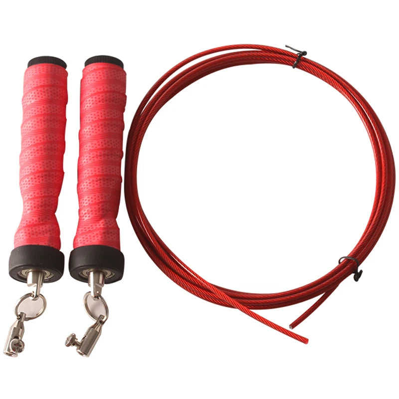 Adjustable Jump Rope for Fitness, Skipping Rope for Workout Training, Rapid Speed, Steel Wire, Exercise at Home, Sport Equipment