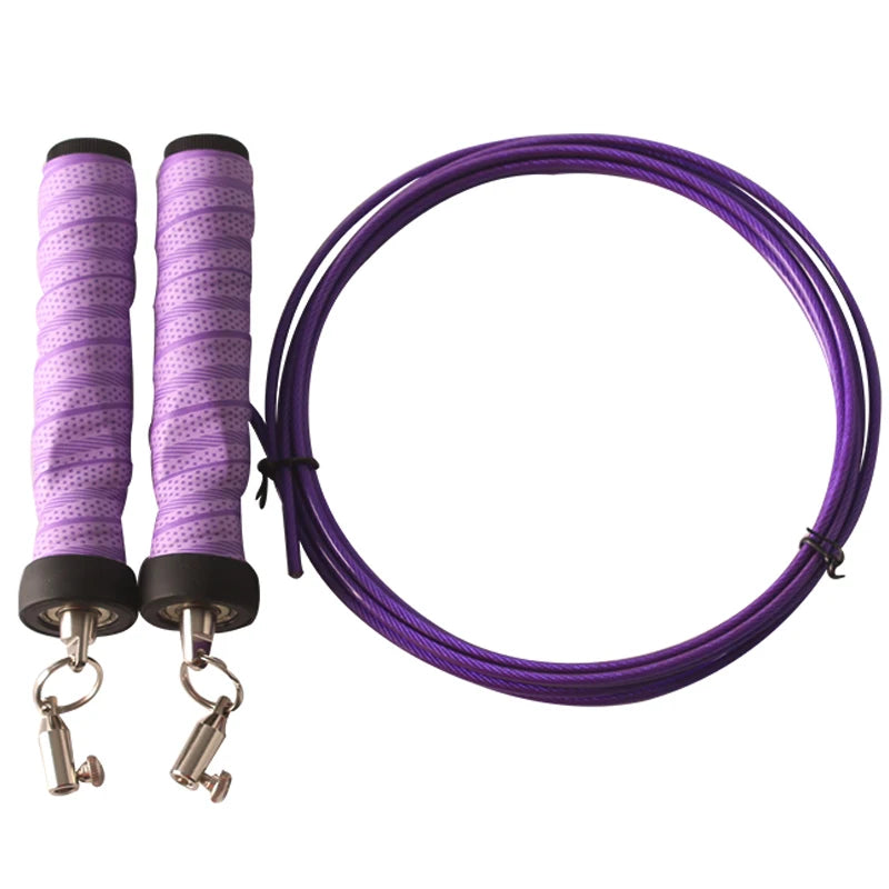 Adjustable Jump Rope for Fitness, Skipping Rope for Workout Training, Rapid Speed, Steel Wire, Exercise at Home, Sport Equipment