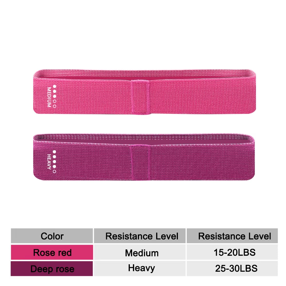 105Lb Long Resistance Loop Band Set Unisex Fitness Yoga Elastic Bands Hip Circle Thigh Squat Band Workout Gym Equipment for Home
